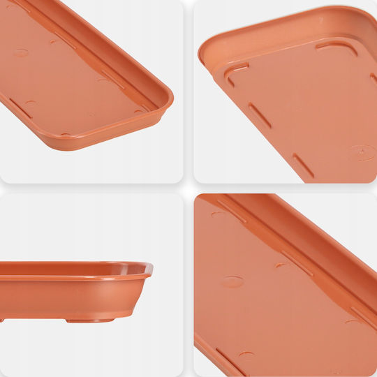 Kadax Пластмасова Чиния За Пот Terracotta 80x15.5см 31523