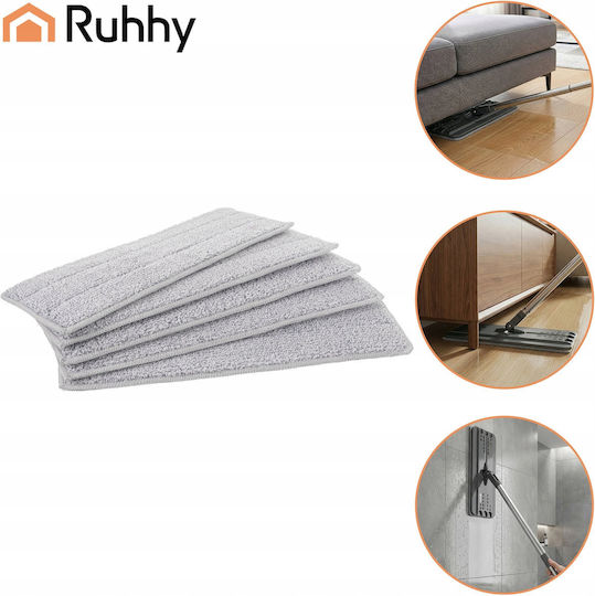 Ruhhy Dust Mop Refill Pad with Microfibers 5 Pieces 00027394