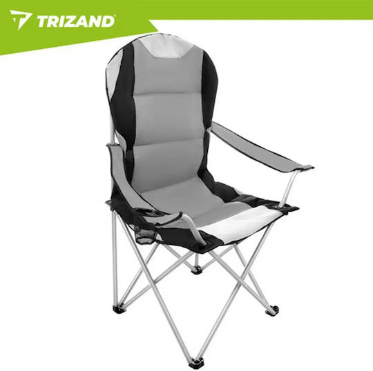 Trizand Плажен стол Черен