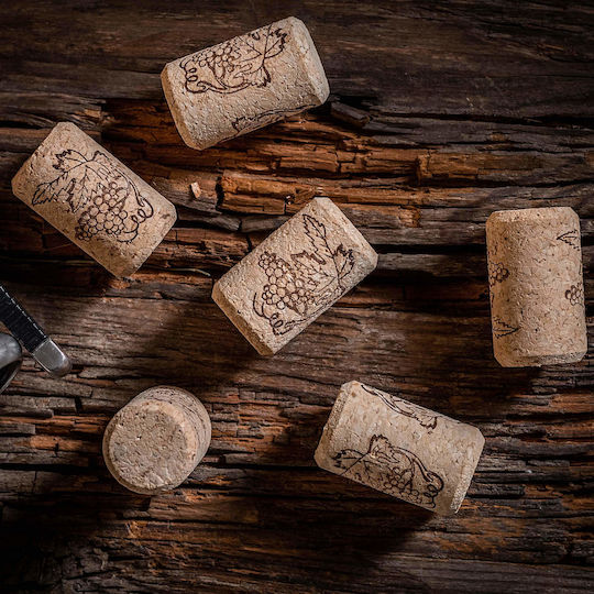 Wine Bottle Stoppers Corks Agglomerated Natural 23x38 50pcs