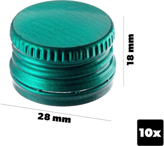 Bottle Caps Fi28 Bottle Caps Bottles Cap 10 Pcs Green Caps
