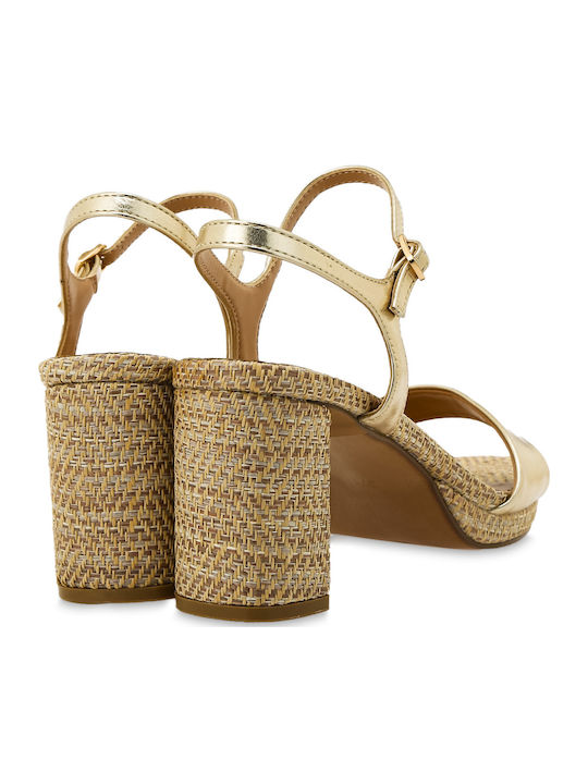 Gold Damen Sandalen