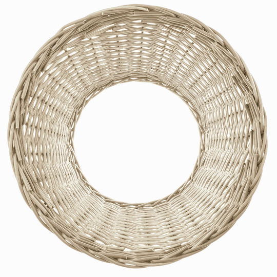 Kadax Weihnachtsbaumständer Weiß Korbweide Durchmesser 55cm