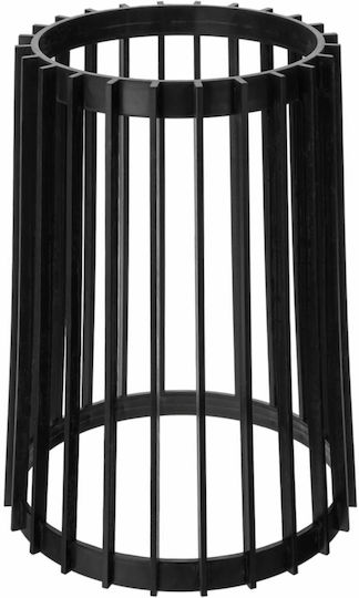 Standing Flower Plant Stand Loft Double-sided Black 53.5 Cm