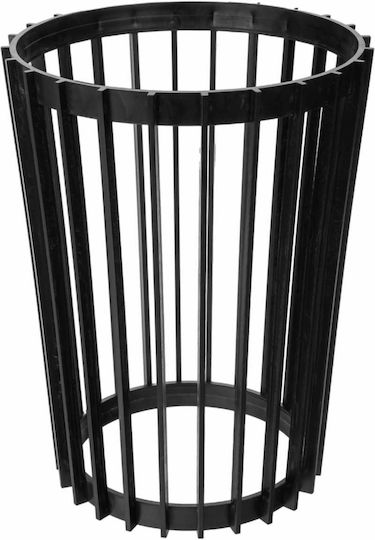 Standing Flower Plant Stand Loft Double-sided Black 53.5 Cm