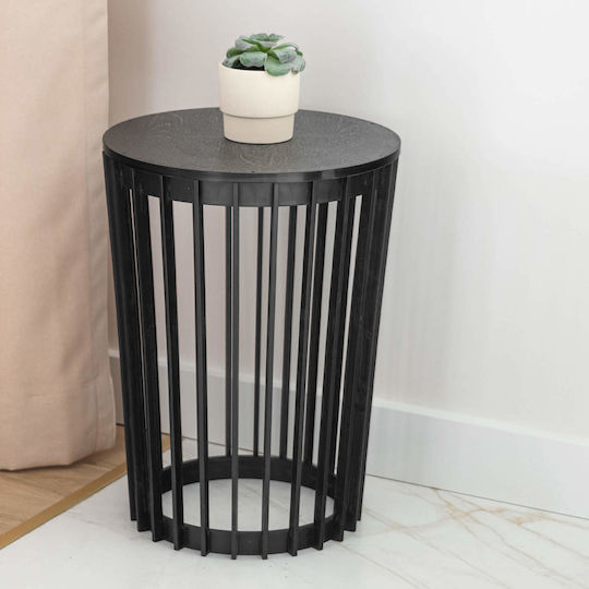 Standing Flower Plant Stand Loft Double-sided Black 53.5 Cm