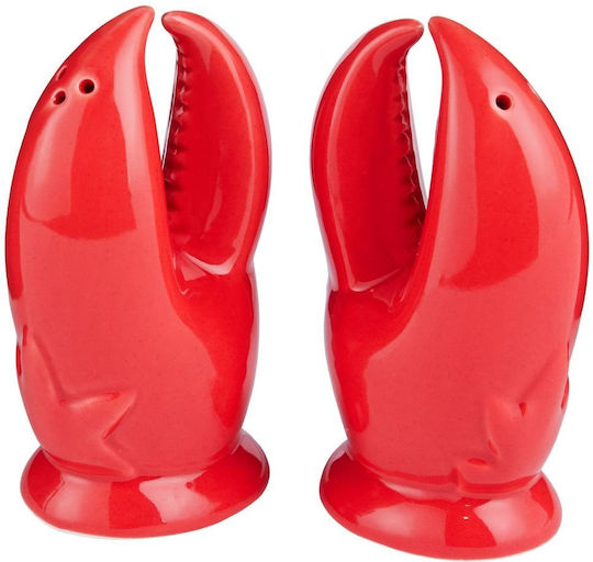 Butlers Set De Sare Și Piper Ceramic Cu Clește Pentru Homar 2 Bucăți