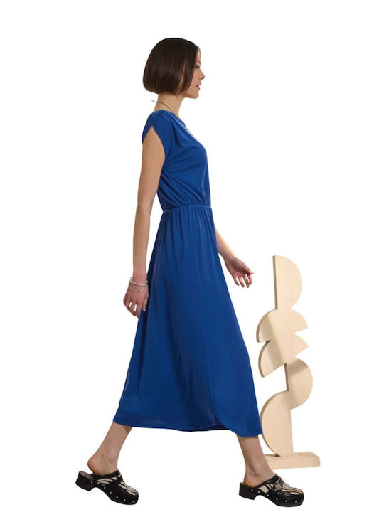Summer Midi Dress Royal