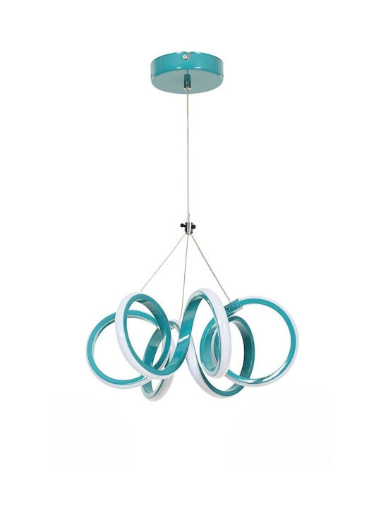 Stewehome Lumini De Tavan Pentru Copii Led Albastru Pentru Băiat Cu 3 Funcții 30x80 Cm