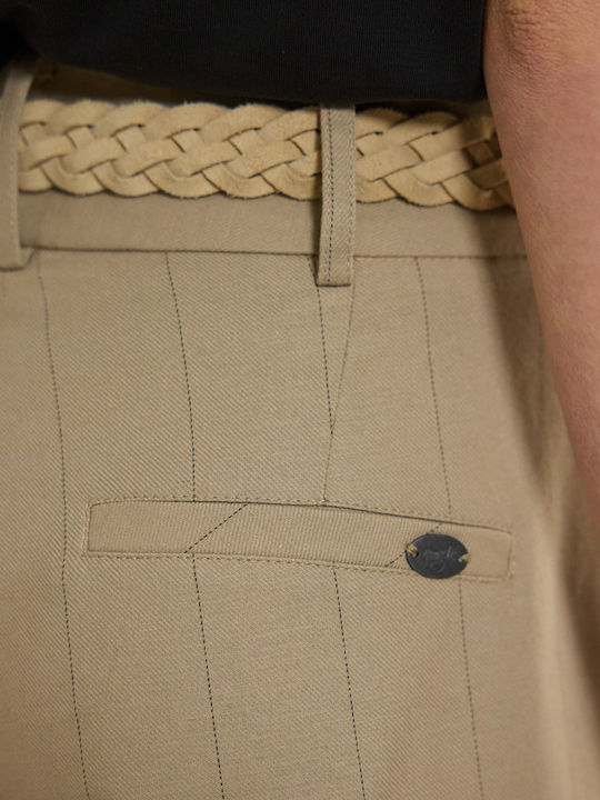 Damen Stoffhose Beige