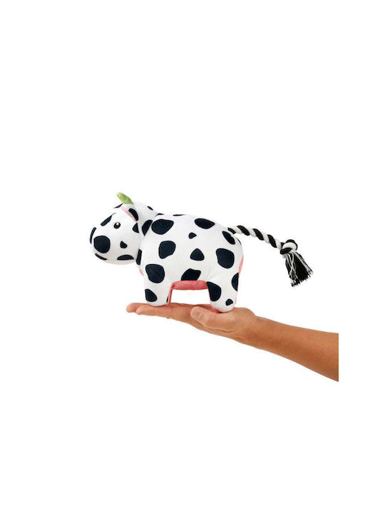 Max & Molly Cuddly Dog Toy with Sound 26cm White 1 Piece