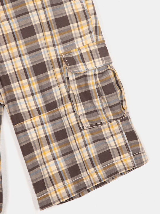 Herren Shorts Cargo Grau