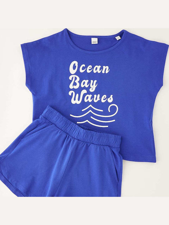 Kids Set with Shorts Summer 2 Pieces Blue