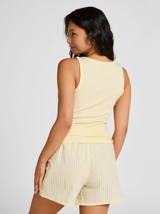 Hunkemöller Summer Women's Pyjama Shorts Yellow