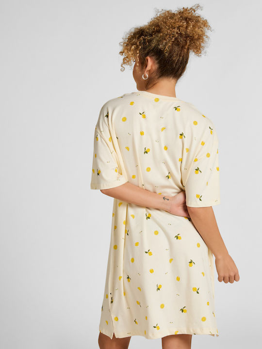 Hunkemöller Summer Women's Nightgown Lemon