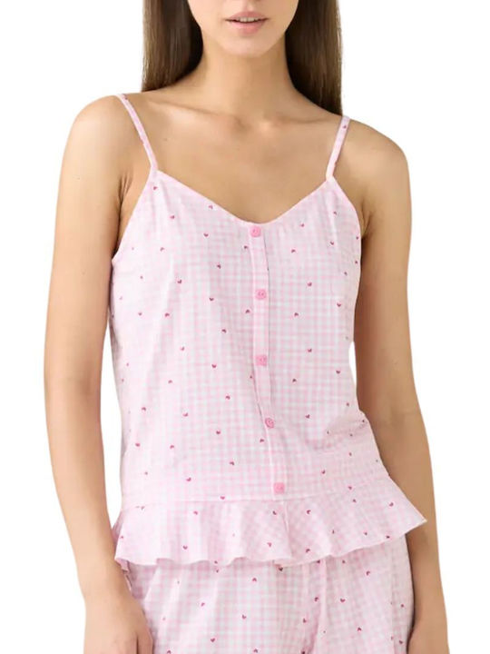 Noidinotte Summer Women's Pyjama Set Pink Noidinotte Summer Women's Pyjama Set Pink