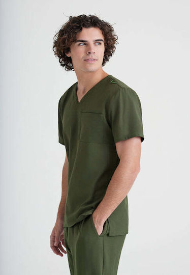 Grey's Anatomy Male Medical Blouse Gray