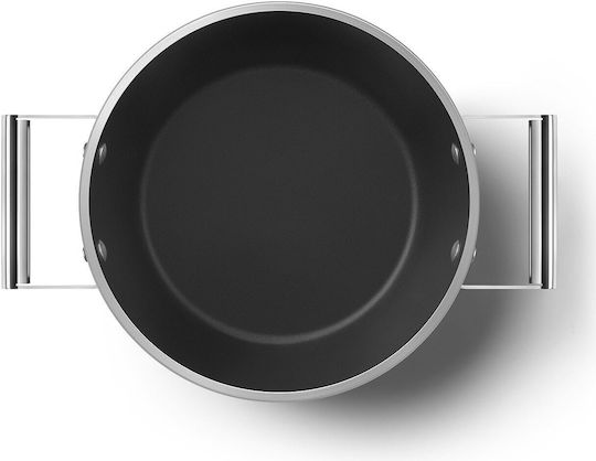 Smeg Oală Adâncă Stilul Anilor 50 Din Aluminiu 5.4lt 24cm