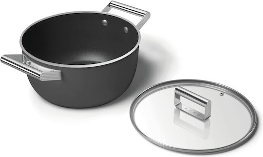Smeg Oală Adâncă Stilul Anilor 50 Din Aluminiu 5.4lt 24cm