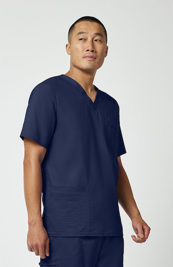 Cherokee Unisex Medical Blouse Navy Blue