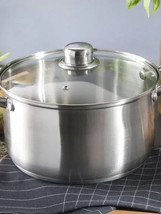 Altom Tiefes Rostfreier Stahl Kochtopf 4.7l