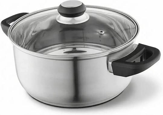 Altom Emilio Βαθιά Ανοξείδωτη Κατσαρόλα 3.2lt / 22cm