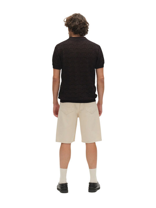 Gabba Polo Herrenblusen Schwarz Gabba Polo Herrenblusen Schwarz