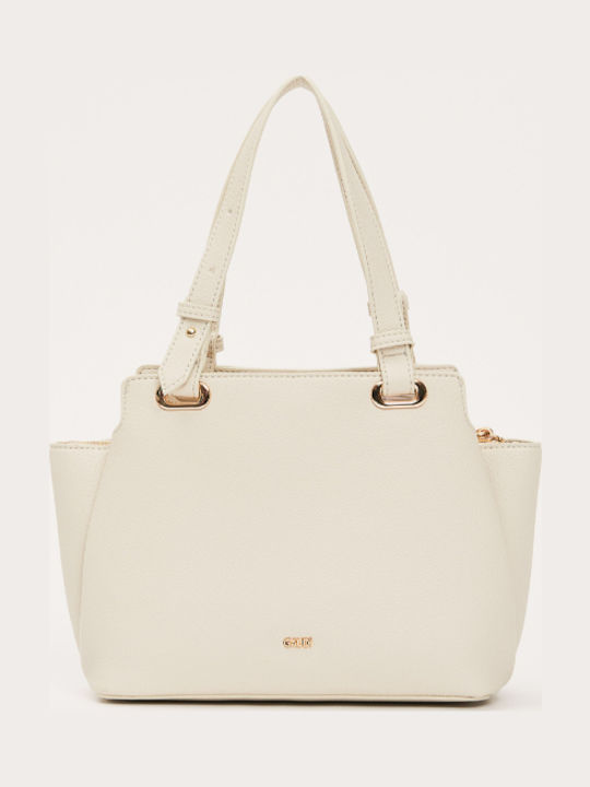 Damentasche Shopper Schulter Hellcreme