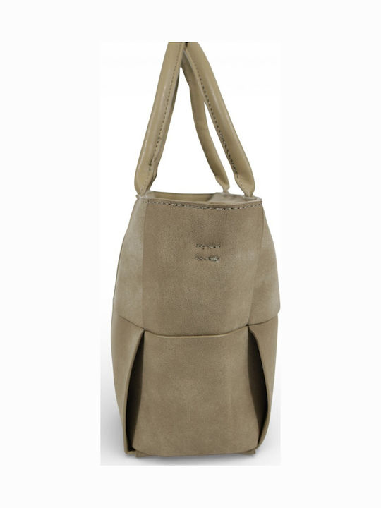 Geantă Tote Dama Taupe