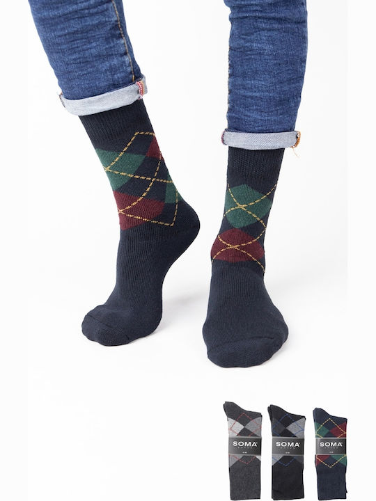 Soma Socks Casual Șosete Bărbătești Multicolore 3Pack Soma Socks Casual Șosete Bărbătești Multicolore 3Pack