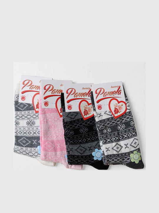 Pamela Șosete Pentru Femei Cu Modele Multicolore 4Pack