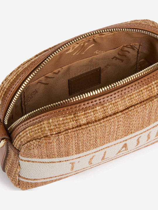 Leather Women's Shoulder Bag Tabac Brown