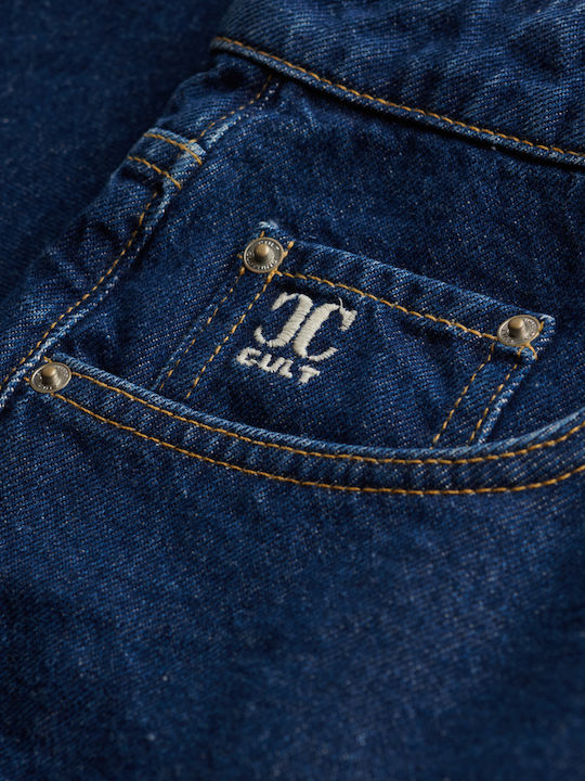 Women's Jean Shorts Dark Vintage Blue