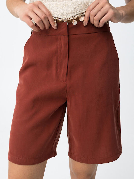 Damen Bermudas Orange