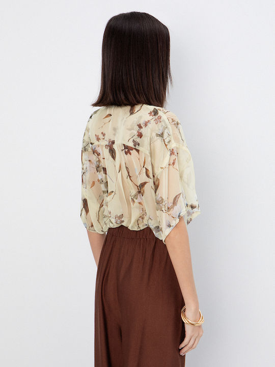 Long Sleeve Women's Shirt Floral