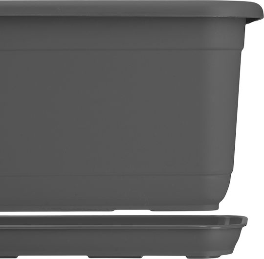 Kadax Farfurie Pentru Floare Din Plastic Gri 31524