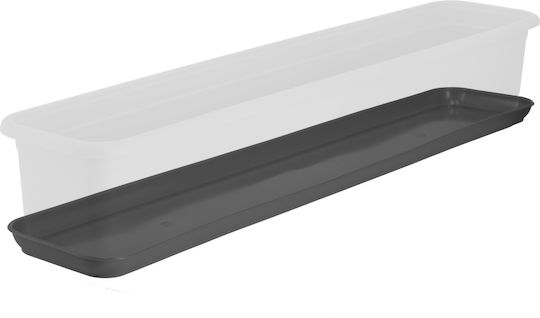 Kadax Farfurie Pentru Floare Din Plastic Gri 31524