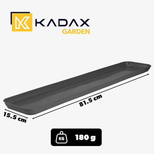 Kadax Farfurie Pentru Floare Din Plastic Gri 31524