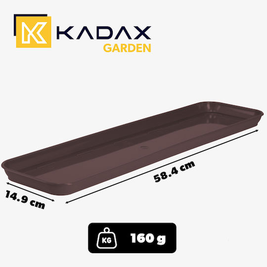 Kadax Topfplatten Kunststoff Braun 32029