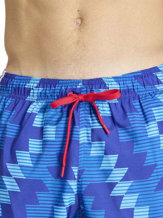 Men's Swimwear Shorts Blue Striped