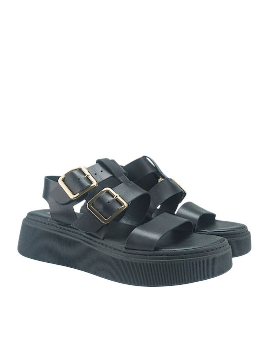 Women's Flat Sandals Black