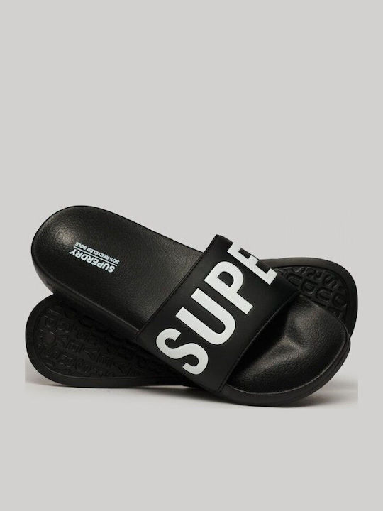 Pool Slides in Black Colour