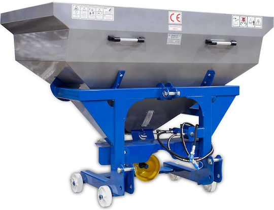 Graecus L1000H Distribuitor Pe Roți De Semințe / Îngrășăminte Cu Capacitate De 150kg
