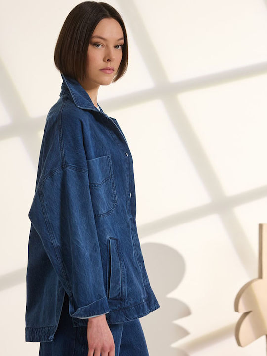 Women's Jacket for Winter Blue