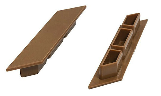 Newplan Deck fencing Plastic Cap for Garden Flooring 1.2x1.2cm