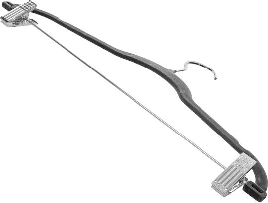 Kadax Wardrobe Hanger for Pants Plastic Gray 38536 3 Pieces