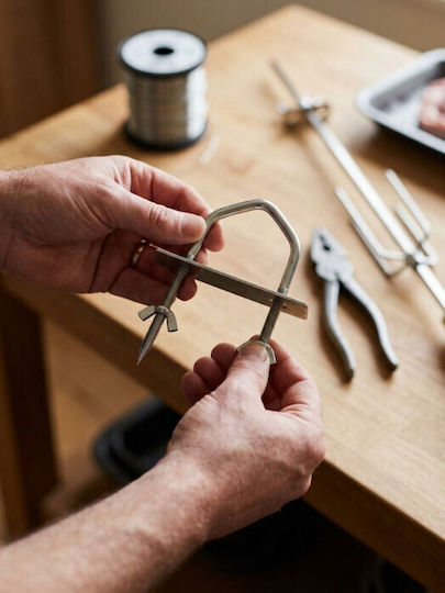 Lianos Stainless Steel Fork Rotisserie for Lamb και Goat