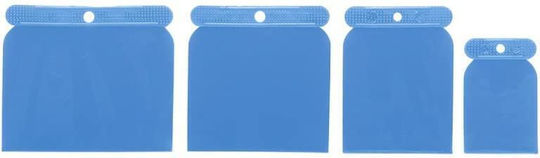 AWTools Spatel Kunststoff mit Kunststoffgriff Set 4Stück AW30267