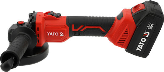 Yato YT-828252 Grinder 125mm Battery Brushless 2x4Ah