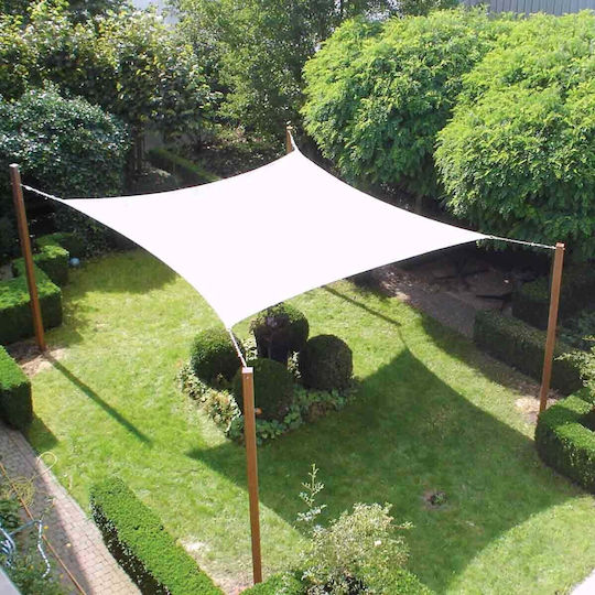 Showood Квадрат Shade Sail Екрю 3.6x3.6m 230гр/кв.м
